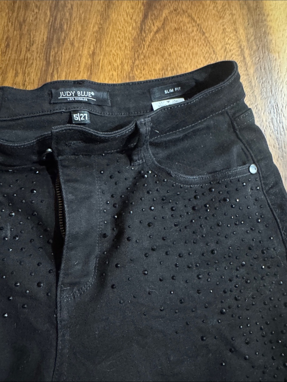 Judy Blue Black Jeans with Stud Embellishments